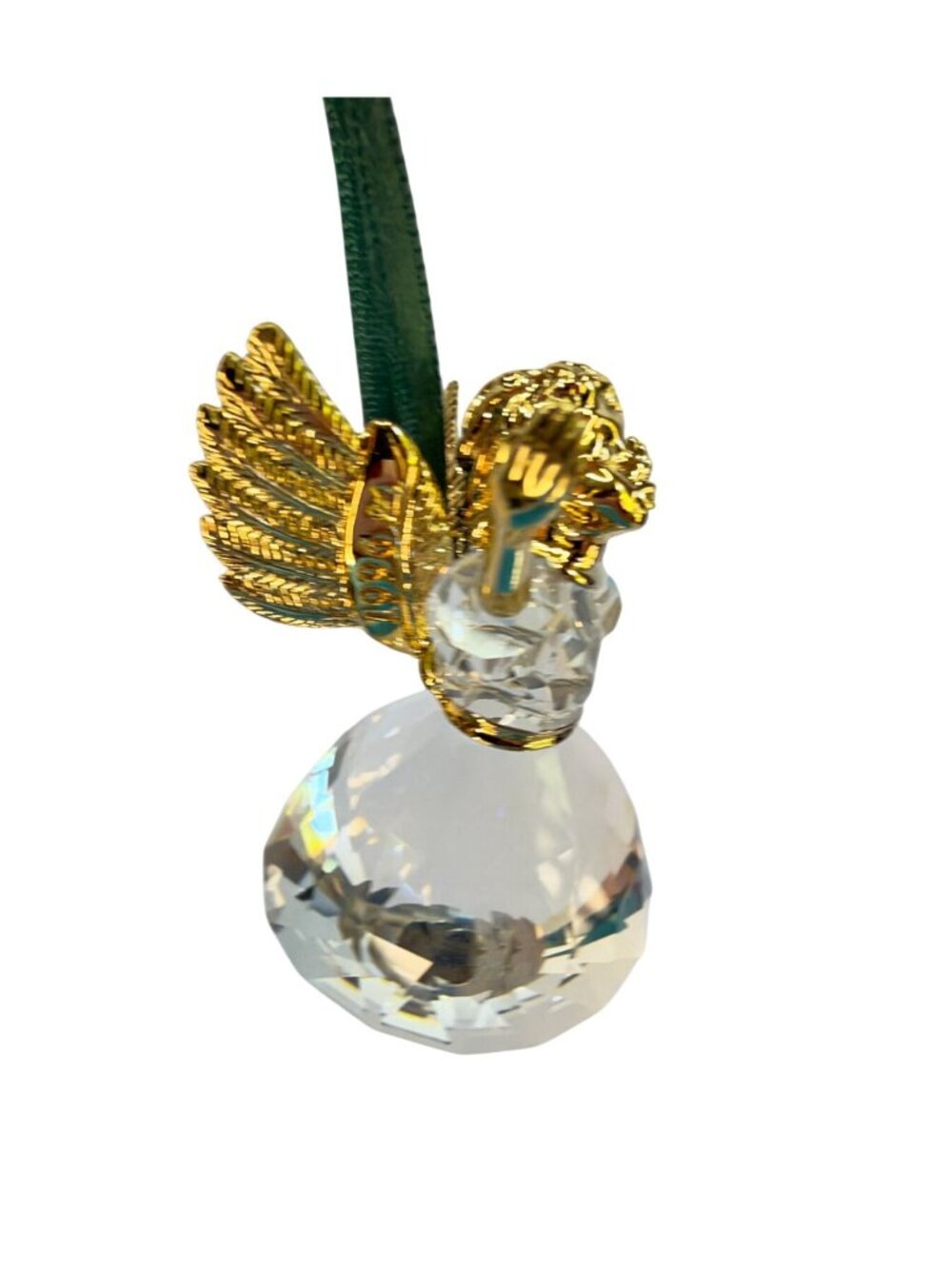 Swarovski 1996 Christmas Memories Angel Crystal Ornament 203083 Boxed Austria - Picture 7 of 14